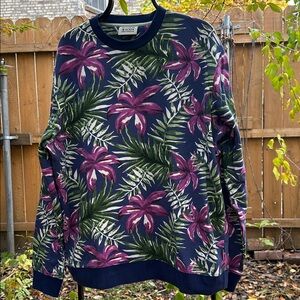 Scotch & Soda Printed Round Neck Sweatshirt